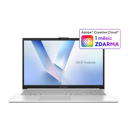 ASUS NTB Vivobook Go 15 (E1504TA-BQ163W), N150, 15.6" FHD, 8GB, 128GB UFS, UHD, W11 Home, Cool Silver