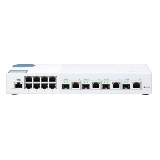 QNAP switch QSW-M408-4C (8x1GbE,4x10GbE RJ45/SFP+)