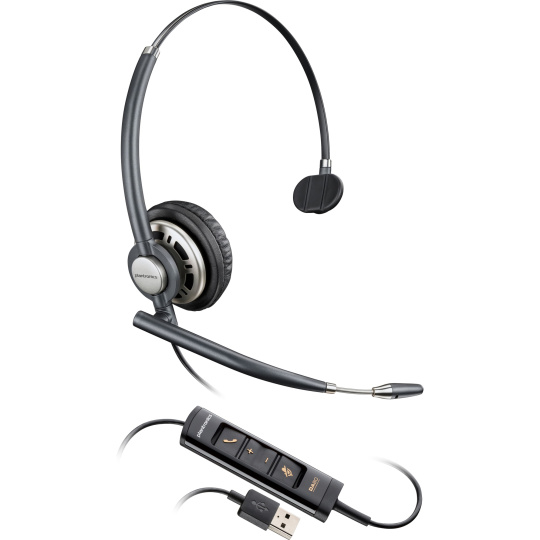 Poly EncorePro 715 USB-A Monoaural Headset TAA