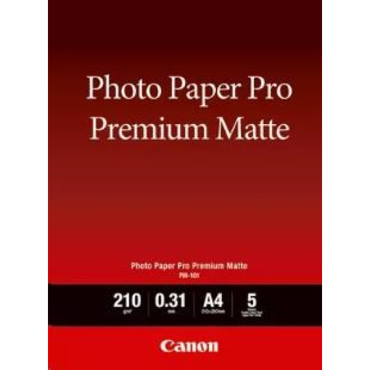 Canon fotopapír PREMIUM MATTE PM-101,  A4, 20ks, 210g/m
