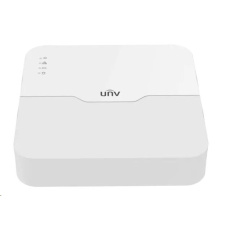 Uniview NVR,4 kanály, až 12MP, až 10TB HDD, PoE 4ch (50W budget), SMART VCA, SIP by NVR