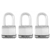 Master Lock Titanový visací zámek-  Excell - 50mm (3 ks / blistr)