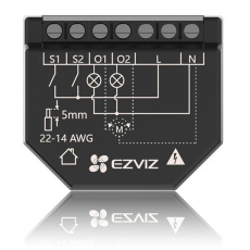 Ezviz chytré Wi-Fi relé CS-T36-R100-WM - 2 channel (CS-T36-R100-WM) Ezviz chytré Wi-Fi relé CS-T36-R100-WM - 2 channel (CS-T36-R100-WM)