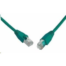 Solarix Patch kabel CAT5E SFTP PVC 7m zelený snag-proof C5E-315GR-7MB Solarix Patch kabel CAT5E SFTP PVC 7m zelený snag-proof C5E-315GR-7MB