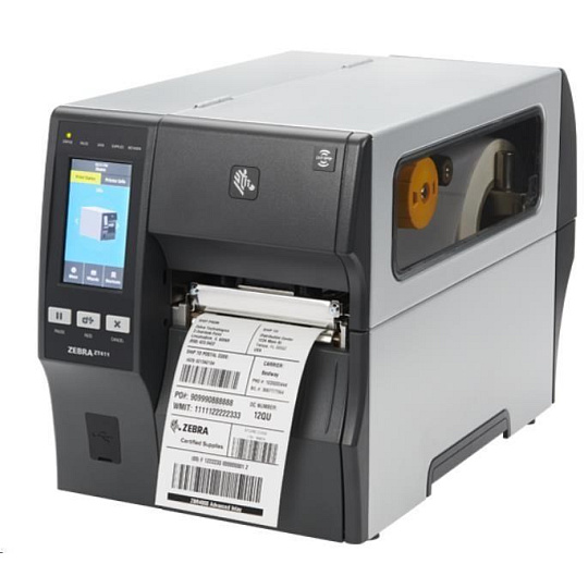 POŠKOZENÝ OBAL Zebra ZT411,průmyslová 4" tiskárna,(203 dpi),disp. (colour),RTC,EPL,ZPL,ZPLII,USB,RS232,BT (4.1),Ethernet