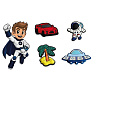 Garett Charms Neo Set 1 - set ozdobných pinů do řemínku
