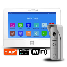 Veria SET Videotelefon 8277B-W bílý + vstupní stanice 831 ze série 2-WIRE Veria SET Videotelefon 8277B-W bílý + vstupní stanice 831 ze série 2-WIRE