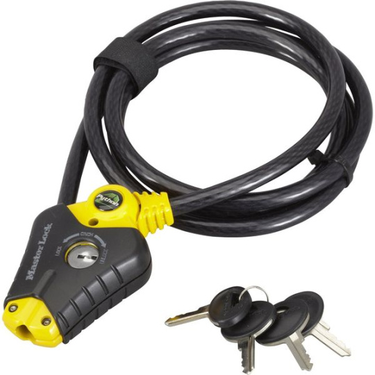 Master Lock Zkracovací lanový zámek  Python 8433EURD - 10mm