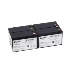 Baterie - FUKAWA FWU-133 sada baterií za APCRBC133 (12V/9Ah, 4ks) Baterie - FUKAWA FWU-133 sada baterií za APCRBC133 (12V/9Ah, 4ks)