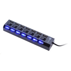 CONNECT IT USB hub Mighty switch, 7 ON/OFF portů CONNECT IT USB hub Mighty switch, 7 ON/OFF portů