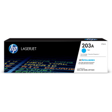 HP 203A Cyan Original LaserJet Toner Cartridge (1,300 pages)