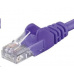 PREMIUMCORD Patch kabel UTP RJ45-RJ45 CAT5e 0.5m fialová