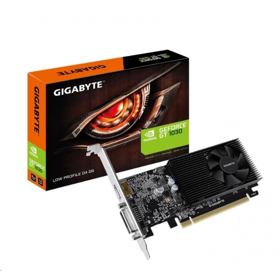 GIGABYTE VGA NVIDIA GeForce GT 1030 Low Profile D4 2G, 2G DDR4, 1xHDMI, 1xDVI