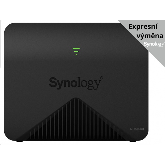 Synology MR2200ac MESH WiFi5 router (AC1300,2,4GHz/5GHz,1x1GbELAN,1x1GbEWAN,1xUSB3.2)