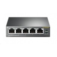 TP-Link switch TL-SF1005P (5x100Mb/s, 4xPoE+, 67W, fanless)