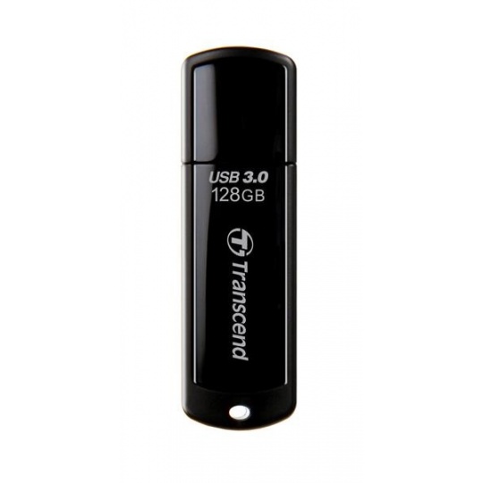 TRANSCEND Flash Disk 128GB JetFlash®700, USB 3.0 (R:90/W:40 MB/s) černá