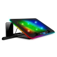 EVOLVEO Ania 9RGB, chladící podložka pod notebook, 6x ventilátor, RGB podsvícení ventilátorů a obvodu