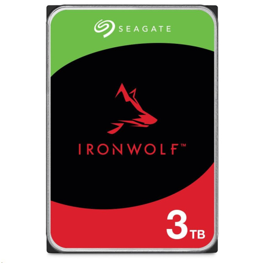 SEAGATE HDD 3TB IRONWOLF (NAS), 3.5", SATAIII, 5400 RPM, Cache 256MB