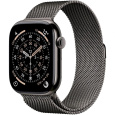 Apple Watch Series 11 GPS + Cellular 42mm Slate Titanium Case with Slate Milanese Loop