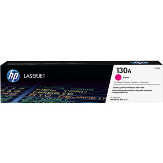 HP 130A Magenta LJ Toner Cart, CF353A (1,000 pages)