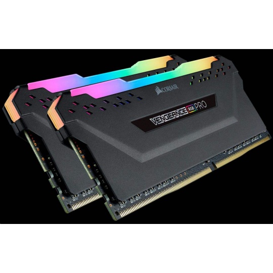 CORSAIR DIMM DDR4 16GB (Kit of 2) 3200MHz CL16 Vengeance RGB PRO Černá