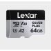 Lexar microSDXC Professional SILVER Plus UHS-I/U3/A2/4K R205/W100 (V30) 64GB