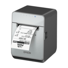 Epson TM-L100, 8 dots/mm (203 dpi), cutter, linerless, USB, Lightning, BT, Ethernet, black