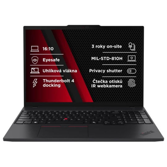 LENOVO NTB ThinkPad T16 G3 - Ultra5 125U,16" WUXGA,16GB,512SSD,IRcam,W11P