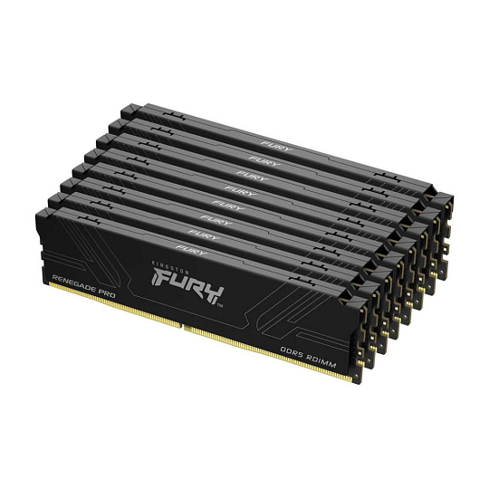 KINGSTON DIMM DDR5 128GB (Kit of 8) 7200MT/s CL38 FURY Renegade Pro Black