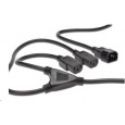 PREMIUMCORD Kabel napájecí 230V prodlužovací Y - 1xM/2xF