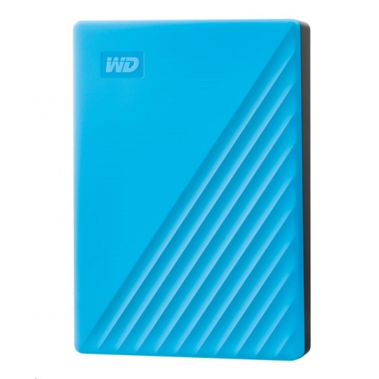 WD My Passport Portable 4TB, Externí HDD, USB 3.0, modrá