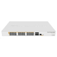 MikroTik Cloud Router Switch CRS328-24P-4S+RM, 800MHz CPU,512MB RAM, 24xLAN, 4xSFP+ slot, vč. L5 - rozbaleno
