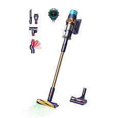 BAZAR - Dyson Gen5detect Absolute pruská modrá/měděná, tyčový vysavač, opraveno, použito