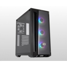 Cooler Master case MasterBox MB520 aRGB, E-ATX, Mid Tower, černá, bez zdroje