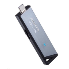 ADATA Flash Disk 512GB UE800, USB 3.2 USB-C, Elite drive, šedá kov černá plast