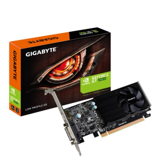 GIGABYTE VGA NVIDIA GeForce GT 1030 2G, 2G GDDR5, 1xHDMI, 1xDVI-D