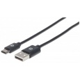 MANHATTAN kabel Hi-Speed USB-C, C Male / A Male, 2m, černý