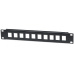 Intellinet Patch Panel 10", prázdný pro 10 portů, 1U, černý