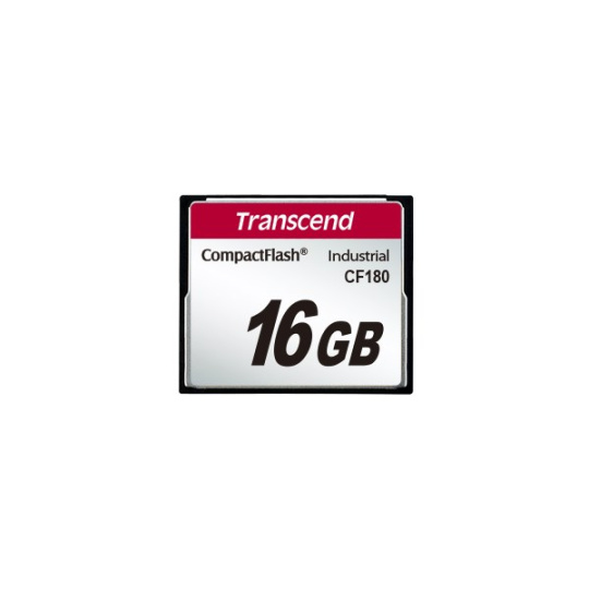 TRANSCEND CompactFlash Card CF180I, 512MB, SLC mode WD-15, Wide Temp.