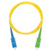 XtendLan simplexní patch kabel SM 9/125, OS2, SC-SC(APC), LS0H, 20m