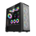 1stCOOL skříň Wind Storm Black MiddleTower, AU, USB3.0, bez zdroje, černá