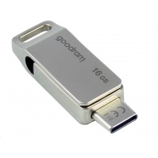 GOODRAM Flash Disk 16GB ODA3, USB 3.2, stříbrná