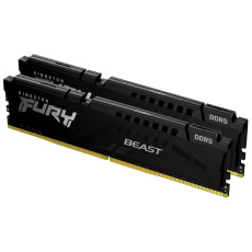 KINGSTON DIMM DDR5 16GB (Kit of 2) 6000MT/s CL30 ECC FURY Beast EXPO Černá