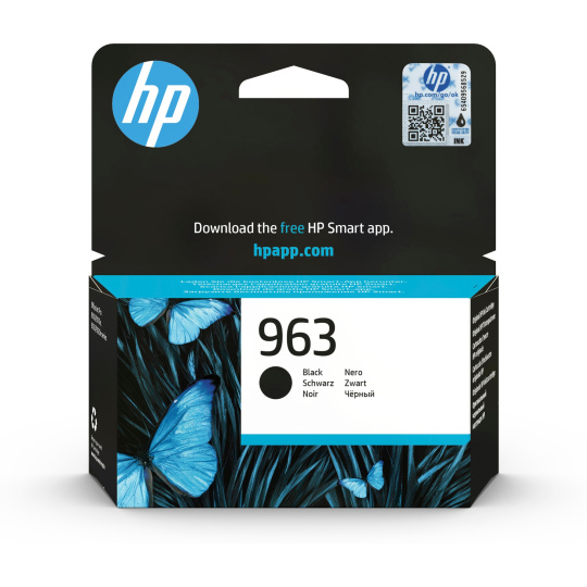 HP 963 Black Original Ink Cartridge (1,000 pages)