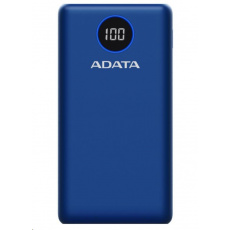 ADATA PowerBank P20000QCD - externí baterie pro mobil/tablet 20000mAh, 2,1A, modrá (74Wh)