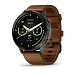 Garmin Venu 4 (45 mm) Slate / Černý silikonový řemínek a Hnědý kožený řemínek, EU