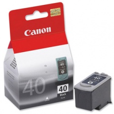 Canon CARTRIDGE PG-40 černá pro MP-150, MP-170, MP-450, PIXMA IP1x00, IP2x00, MP1x0, MP-210 (490 str.)