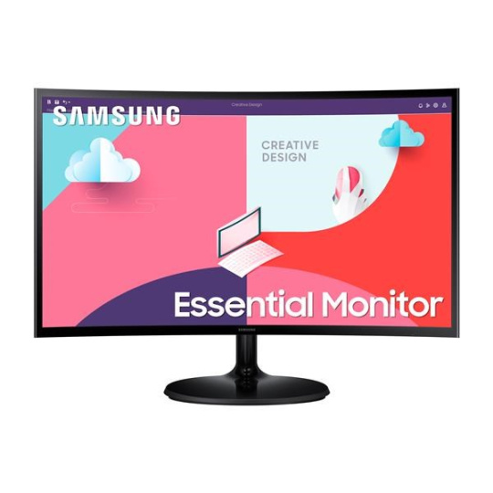 SAMSUNG MT LED LCD Monitor 27" S360C FullHD - Prohnutý 1800R, VA, 1920x1080, 4ms, 75Hz,HDMI,VGA