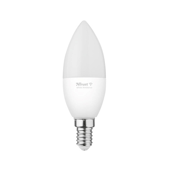 TRUST Smart WiFi LED candle white ambience E14 TRUST Smart WiFi LED candle white ambience E14