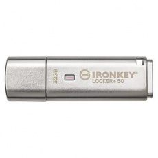 Kingston Flash Disk IronKey 32GB IKLP50 Locker+ 50 AES USB, w/256bit Encryption